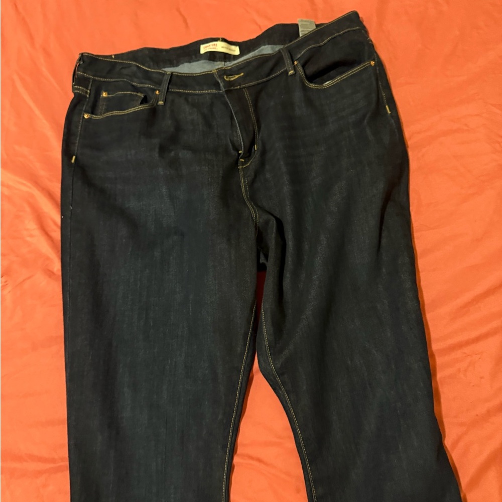 Denizen from Levi's Dark Indigo Women's Straight Leg Jeans